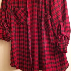 Express Plaid Portofino shirt slim